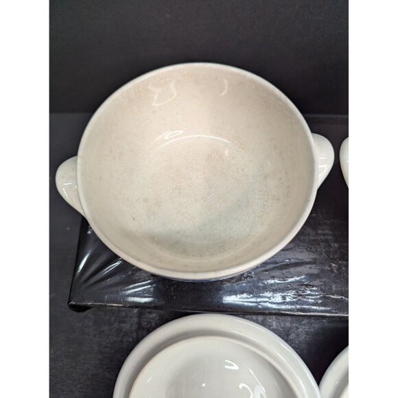 Mikasa Intaglio Country Poppies CAC29 Round 4 1/2" Casserole Dish w/Lid Set of 2 - Picture 9 of 12